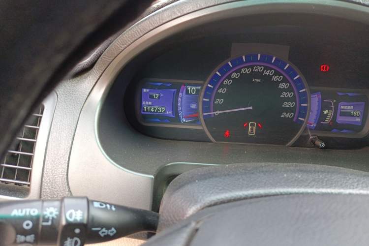 Used BYD S6 2011 2.0L Manual Luxury Version Odometer Close Up
