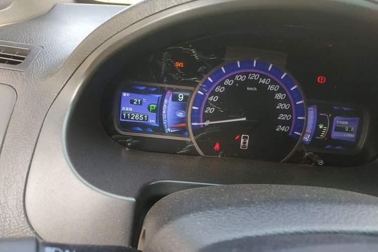 Used BYD S6 2012 2.4L Automatic Luxury Edition Odometer Close Up