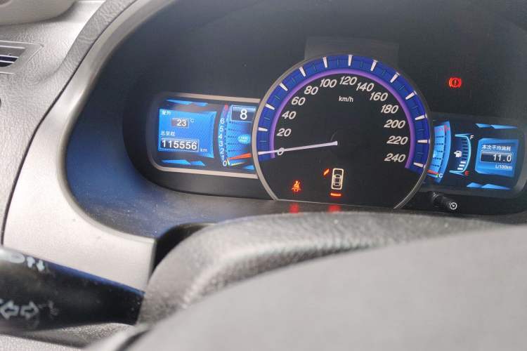 Used BYD S6 2014 1.5TI Manual Luxury 5-Seater Odometer Close Up