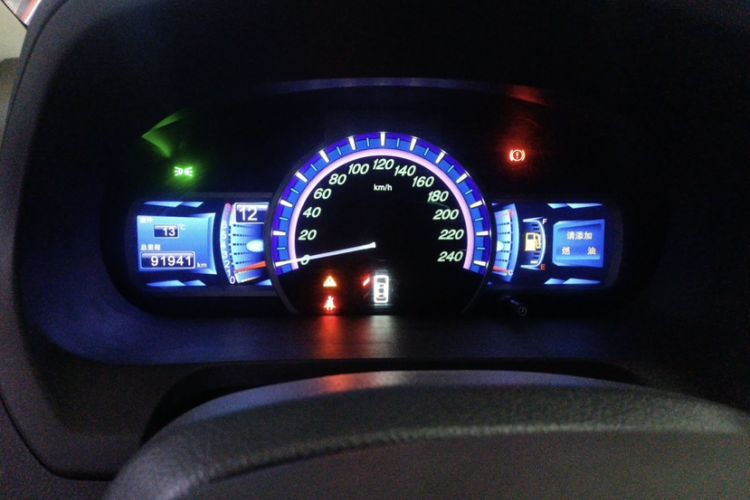 Used BYD S7 2015 1.5T Upgraded Manual Luxury Model Odometer Close Up
