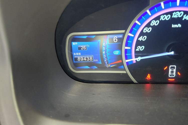 Used BYD S7 2015 1.5T Manual Luxury Model Odometer Close Up