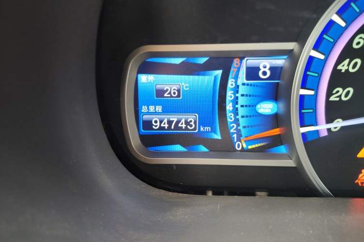Used BYD S7 2015 1.5T Manual Luxury Model Odometer Close Up