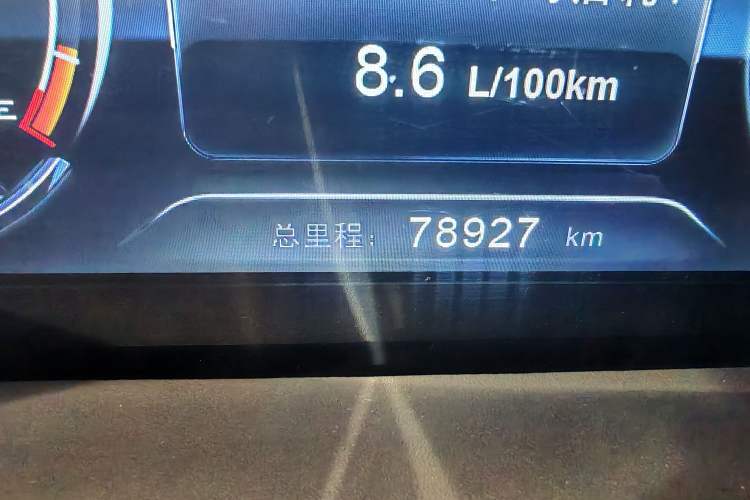 Used BYD S7 2016 2.0T Automatic Flagship Plus Odometer Close Up