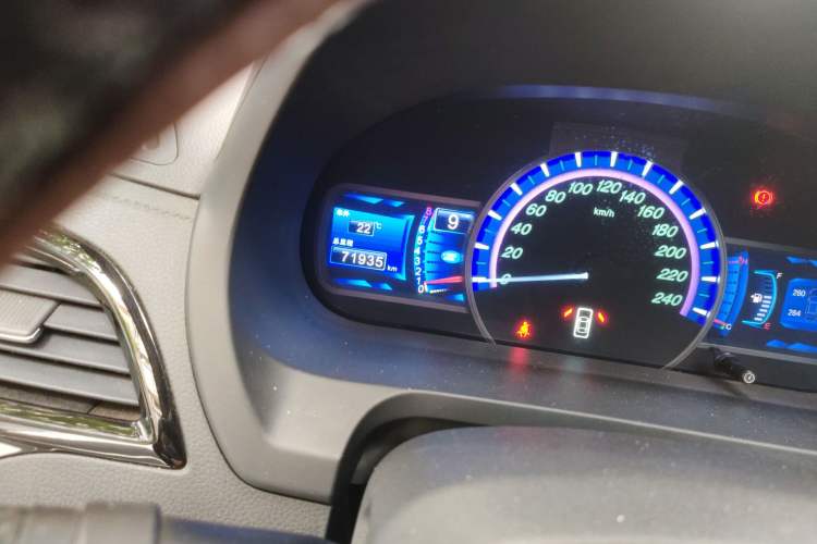 Used BYD S7 2017 1.5T Manual Luxury Model Odometer Close Up
