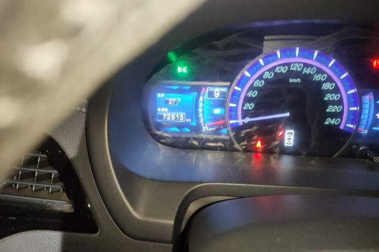 Used BYD S7 2017 1.5T Manual Luxury Model Odometer Close Up