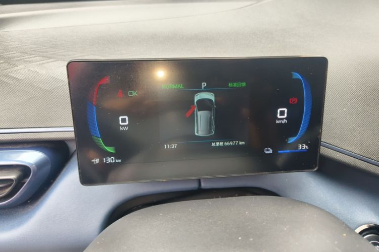 Used BYD Seagull 2023 Flying Edition Odometer Close Up