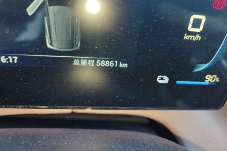 Used BYD Seagull 2023 Active Version Odometer Close Up