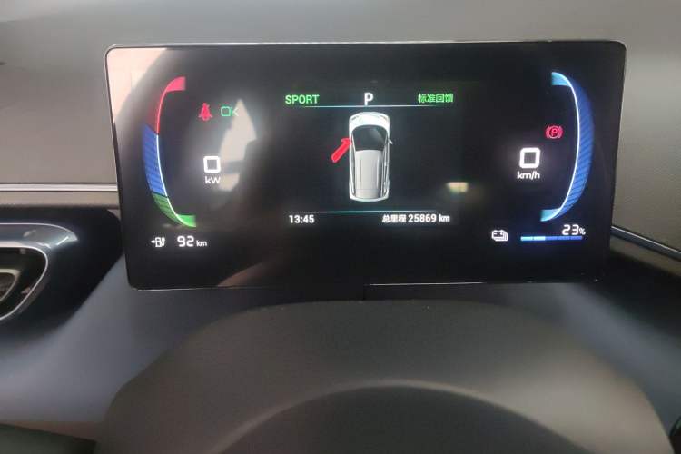 Used BYD Seagull 2023 Flying Edition Odometer Close Up