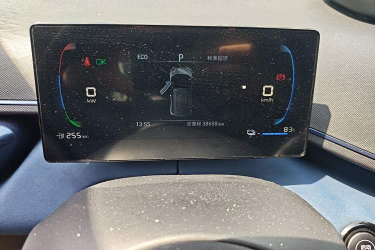 Used BYD Seagull 2023 Active Version Odometer Close Up