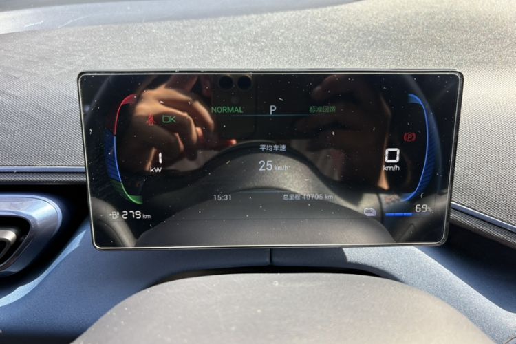 Used BYD Seagull 2023 Flying Edition Odometer Close Up