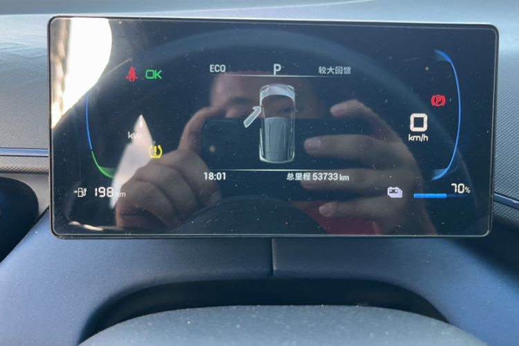 Used BYD Seagull 2023 Free Edition Odometer Close Up