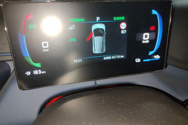 Used BYD Seagull 2023 Flying Edition Odometer Close Up