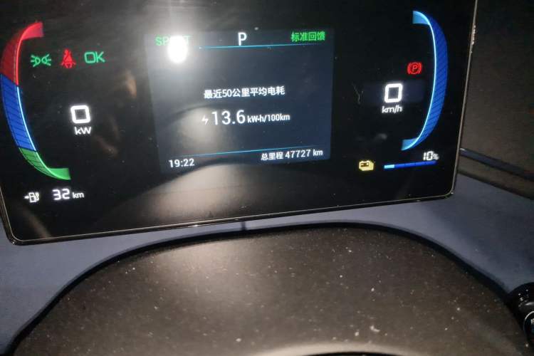 Used BYD Seagull 2023 Flying Edition Odometer Close Up