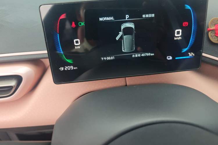 Used BYD Seagull 2023 Free Edition Odometer Close Up