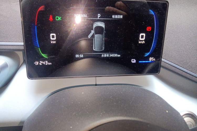 Used BYD Seagull 2023 Free Edition Odometer Close Up