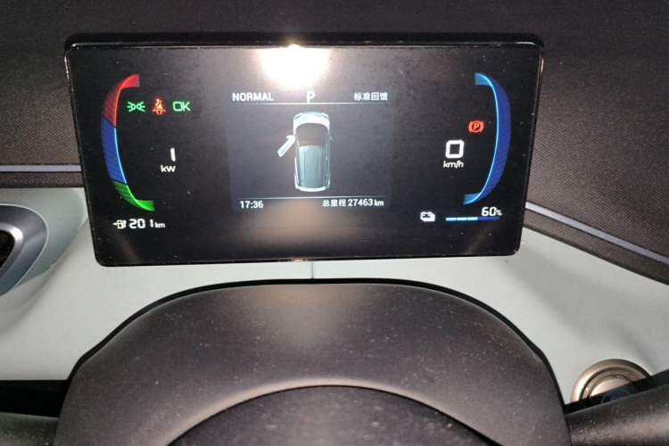 Used BYD Seagull 2023 Active Version Odometer Close Up