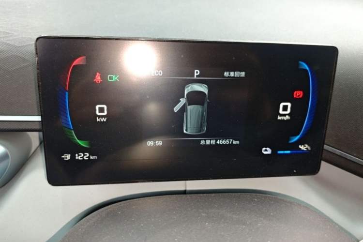 Used BYD Seagull 2023 Free Edition Odometer Close Up