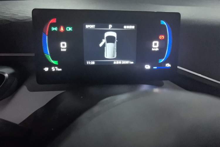 Used BYD Seagull 2023 Active Version Odometer Close Up