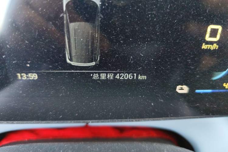 Used BYD Seagull 2023 Active Version Odometer Close Up