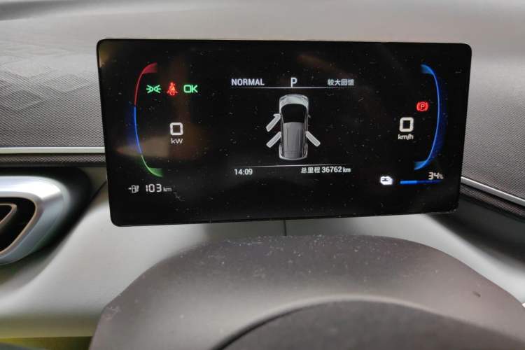 Used BYD Seagull 2023 Free Edition Odometer Close Up