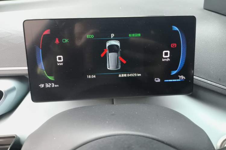Used BYD Seagull 2023 Flying Edition Odometer Close Up