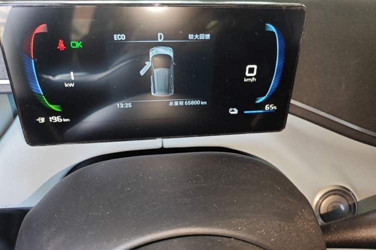 Used BYD Seagull 2023 Active Version Odometer Close Up
