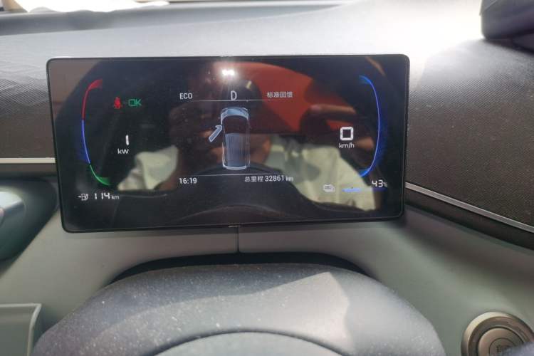 Used BYD Seagull 2023 Active Version Odometer Close Up
