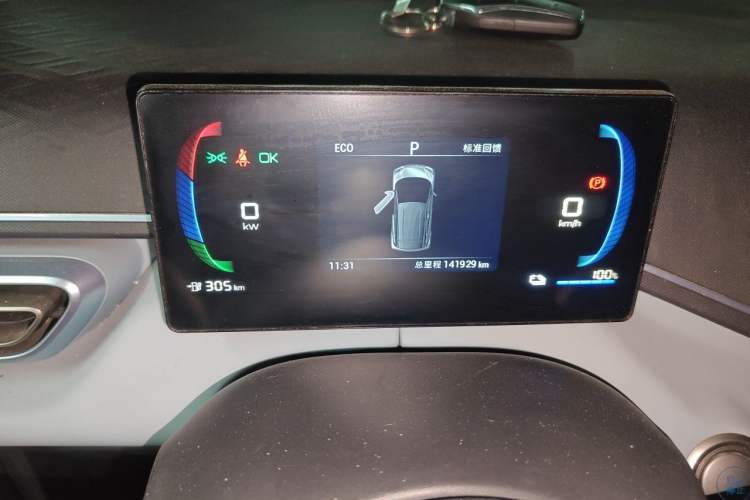 Used BYD Seagull 2023 Free Edition Odometer Close Up