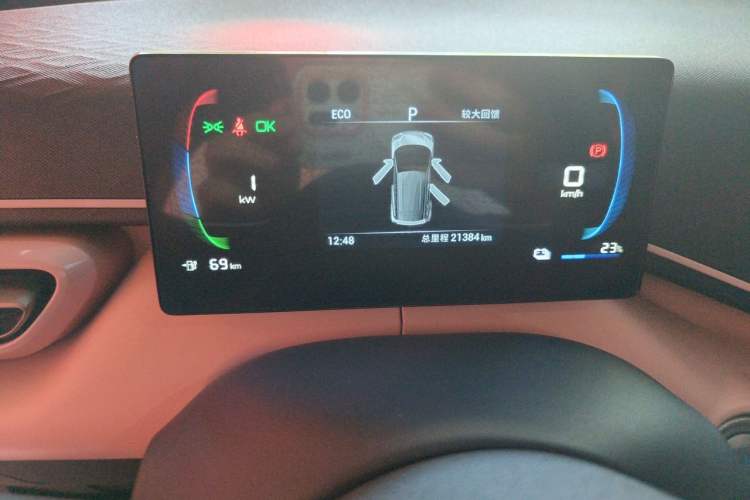Used BYD Seagull 2023 Active Version Odometer Close Up