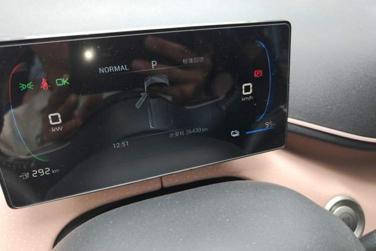 Used BYD Seagull 2023 Free Edition Odometer Close Up