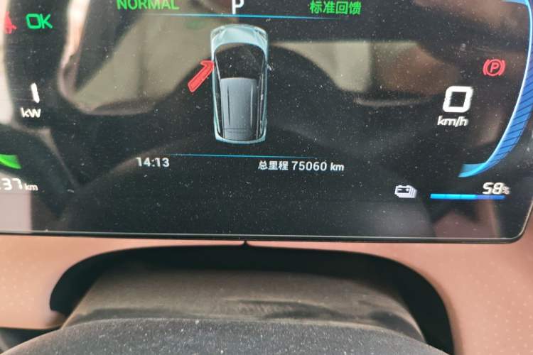 Used BYD Seagull 2023 Flying Edition Odometer Close Up