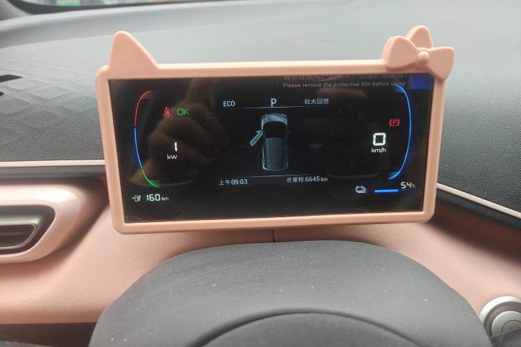 Used BYD Seagull 2023 Active Version Odometer Close Up