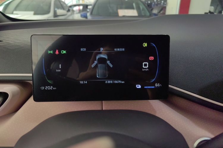 Used BYD Seagull 2023 Active Version Odometer Close Up