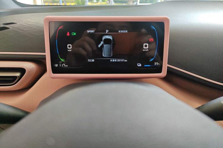 Used BYD Seagull 2023 Active Version Odometer Close Up