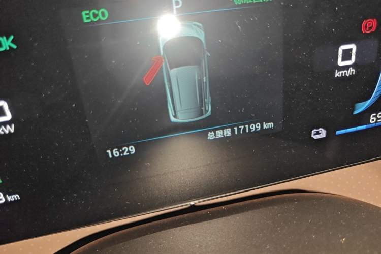 Used BYD Seagull 2023 Flying Edition Odometer Close Up