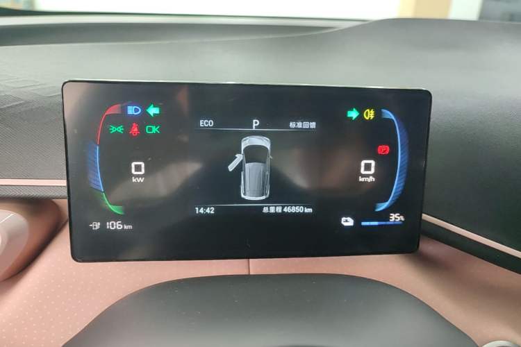 Used BYD Seagull 2023 Free Edition Instrument Cluster
