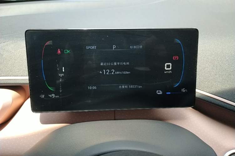 Used BYD Seagull 2023 Free Edition Instrument Cluster