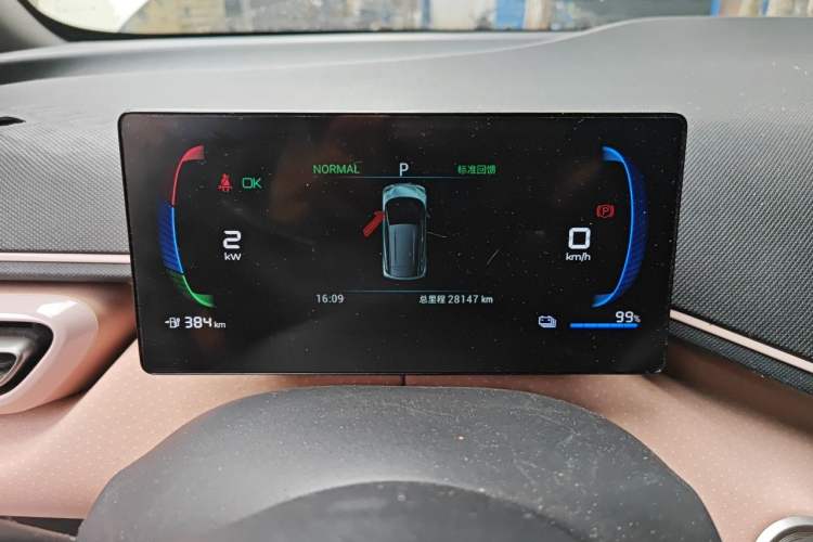Used BYD Seagull 2023 Flying Edition Instrument Cluster