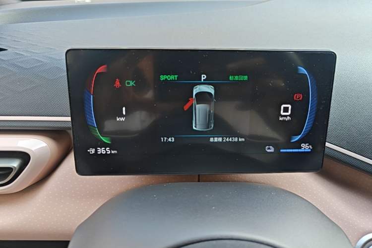 Used BYD Seagull 2023 Flying Edition Instrument Cluster