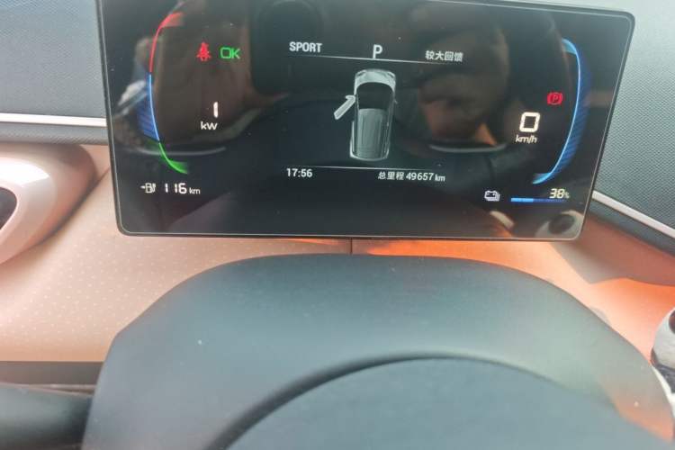 Used BYD Seagull 2023 Free Edition Odometer Close Up