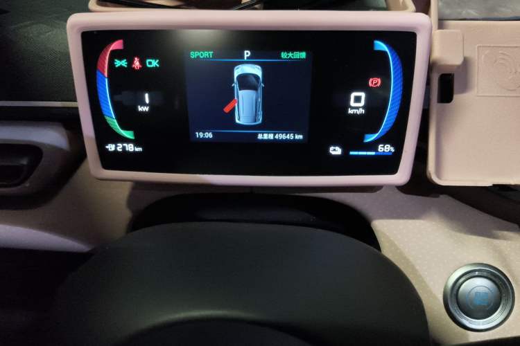 Used BYD Seagull 2023 Flying Edition Odometer Close Up