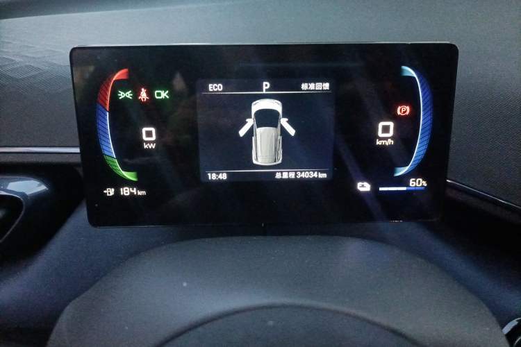 Used BYD Seagull 2023 Active Version Odometer Close Up