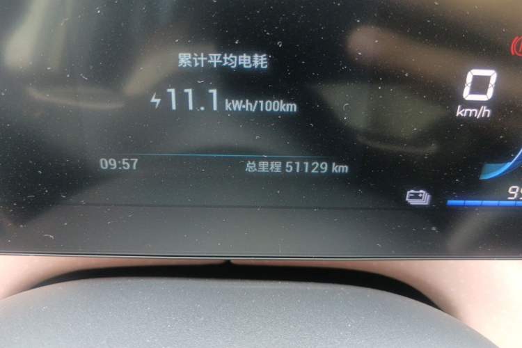 Used BYD Seagull 2023 Flying Edition Odometer Close Up