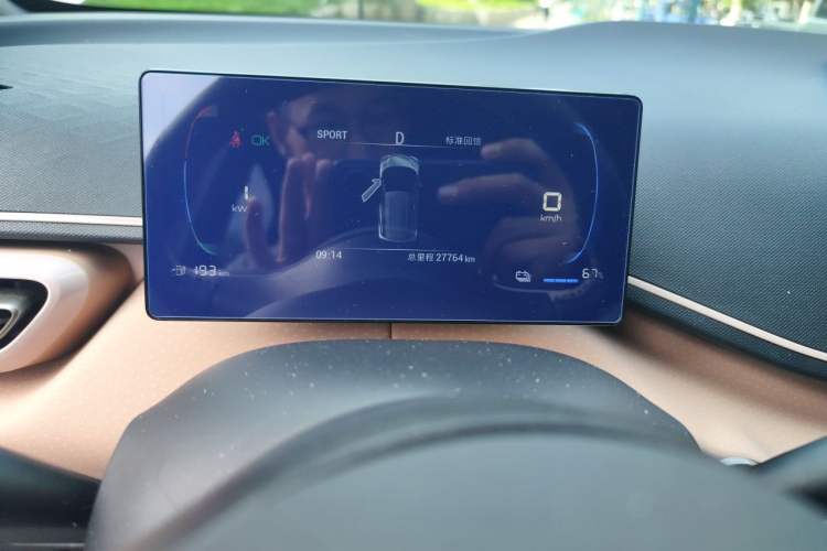 Used BYD Seagull 2023 Active Version Odometer Close Up