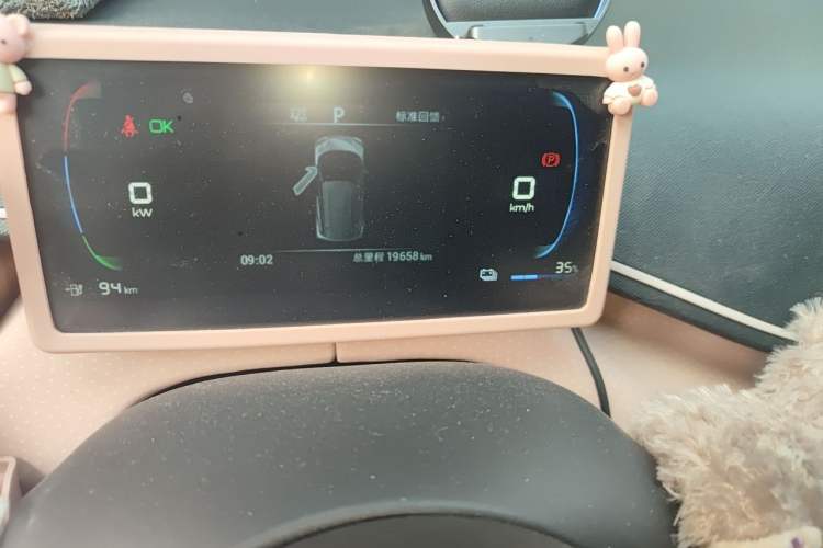 Used BYD Seagull 2023 Active Version Odometer Close Up