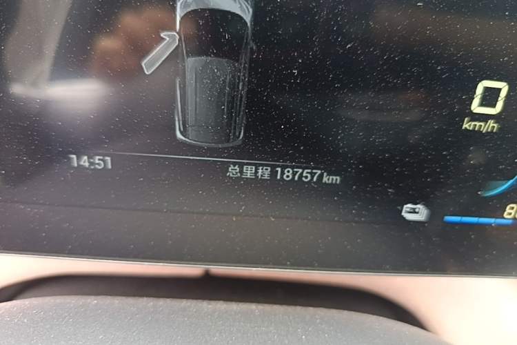 Used BYD Seagull 2023 Free Edition Odometer Close Up