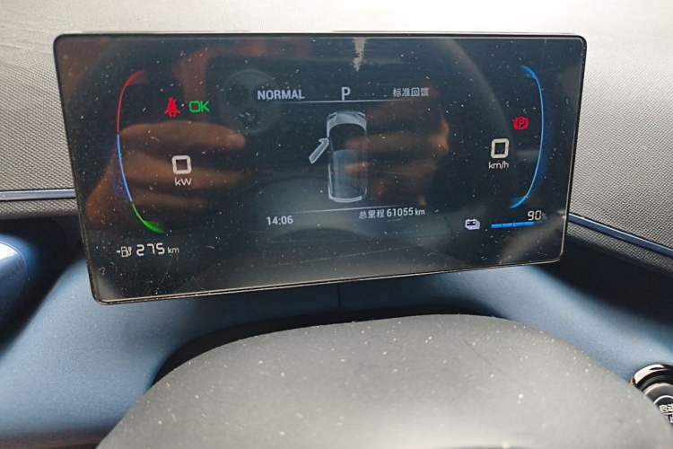 Used BYD Seagull 2023 Active Version Odometer Close Up