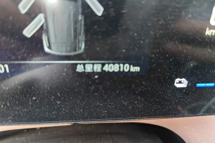 Used BYD Seagull 2023 Active Version Odometer Close Up