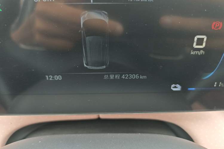 Used BYD Seagull 2023 Active Version Odometer Close Up