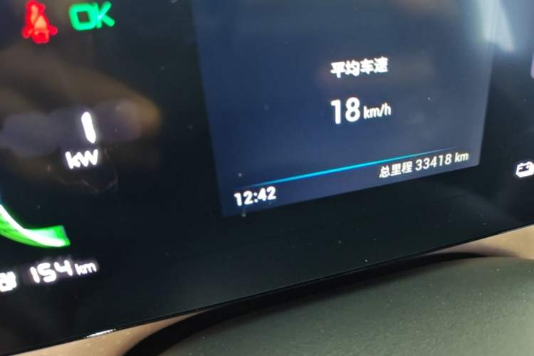 Used BYD Seagull 2023 Flying Edition Odometer Close Up